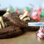 Chewy Chocolate Cookies with Hershey's Hugs