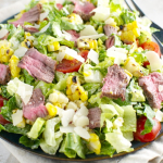 Steak and Corn Caesar Salad