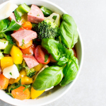 The Easiest Summer Sausage and Vegetable Salad