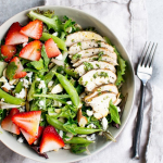 Fresh and Clean Strawberry Mint Chicken Salad