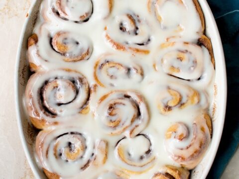 Homemade Cinnamon Rolls with Cream Cheese Frosting