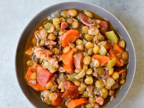 Lentil Soup with Ham
