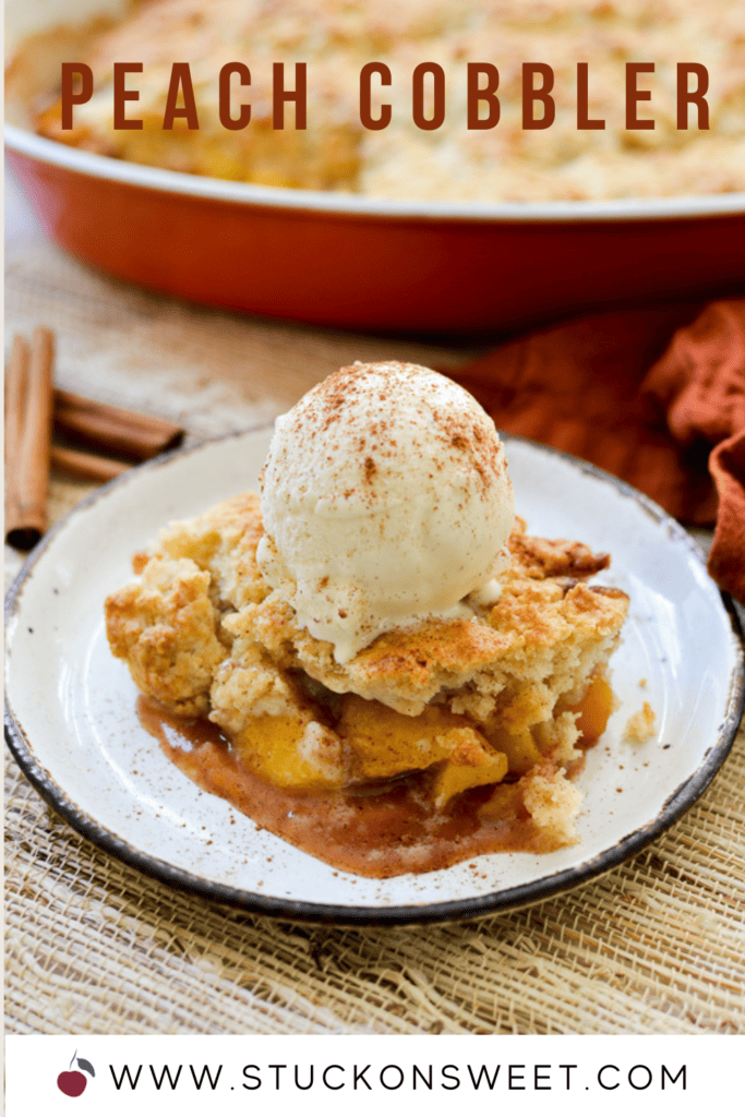 The Best Peach Cobbler Recipe