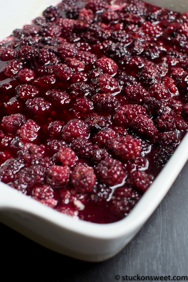 cooked blackberries