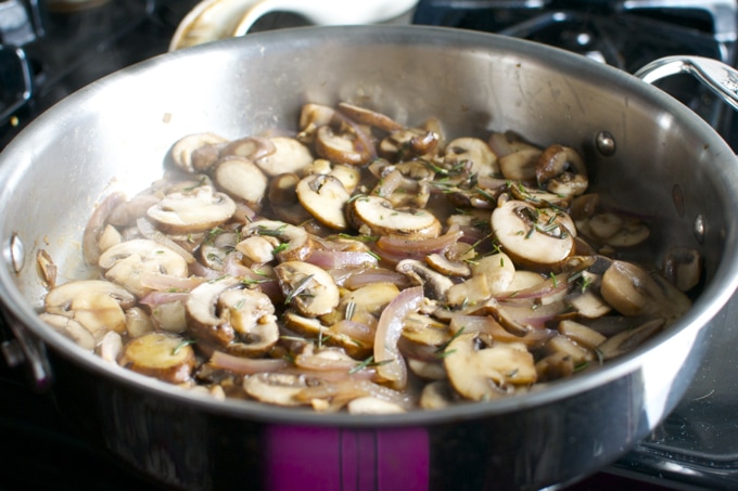 Sherry Glazed Rosemary Mushrooms
