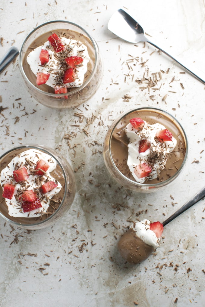Chocolate pudding / stuckonsweet.com