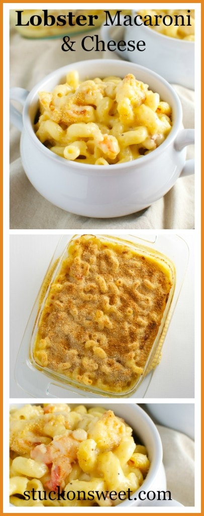 Lobster Macaroni and Cheese | stuckonsweet.com