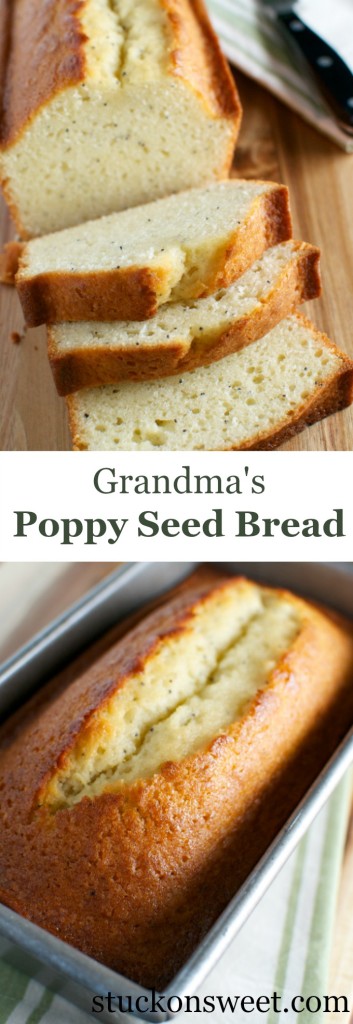 Poppy Seed Bread | stuckonsweet.com