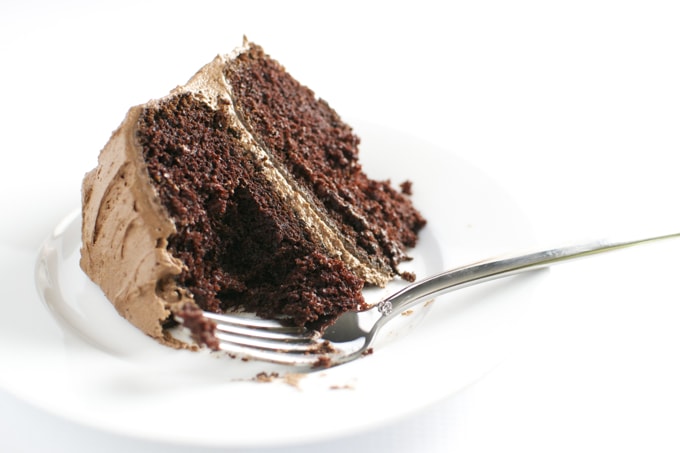 Chocolate Cake with Chocolate Buttercream Frosting 7