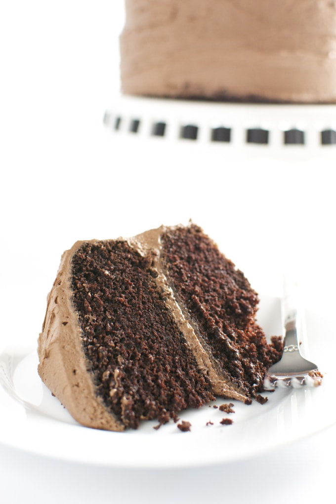 Chocolate Cake with Chocolate Buttercrean Frosting 2