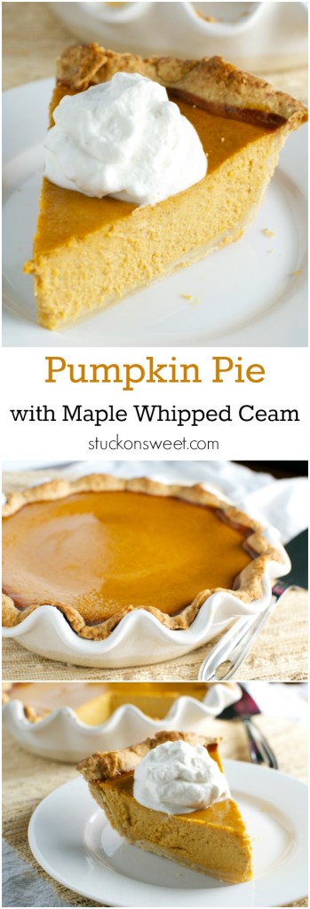 Creamy pumpkin pie with maple whipped cream, topped with a flaky crust. Perfect for fall desserts, holiday gatherings, and pumpkin spice lovers. Rich, smooth, and seasonal.