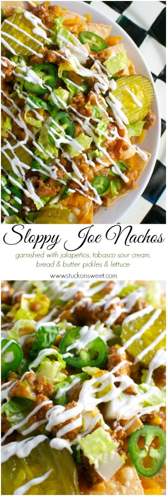 Sloppy Joe Nachos | www.stuckonsweet.com