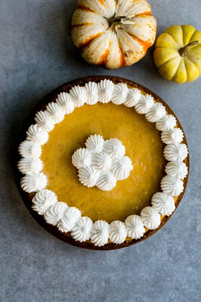 Pumpkin Cheesecake | www.stuckonsweet.com
