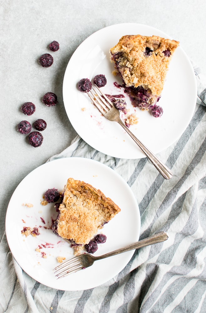 Blueberry Crumb Pie Image