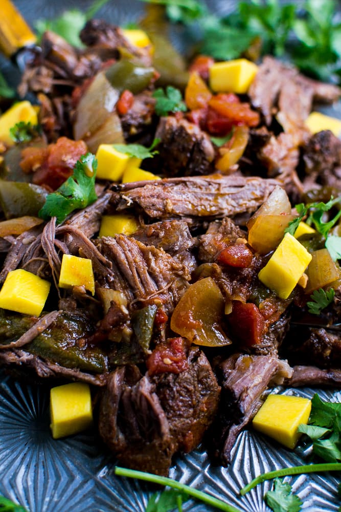 Slow Cooker Cuban Beef is such an easy recipe!