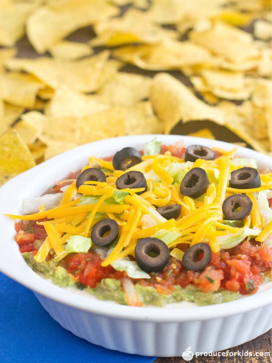 Healthier 7 Layer Taco Dip Stuck On Sweet