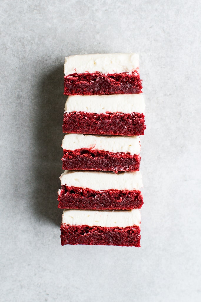 photo of red velvet brownies