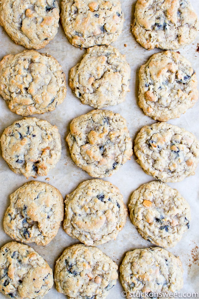 Chewy chocolate chip cookies with golden edges and a soft center, fresh from the oven, perfect for satisfying sweet cravings and dessert lovers.