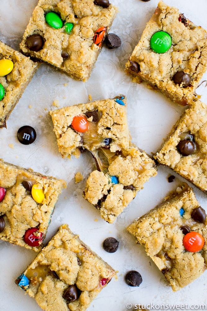 Oatmeal Caramel Bars