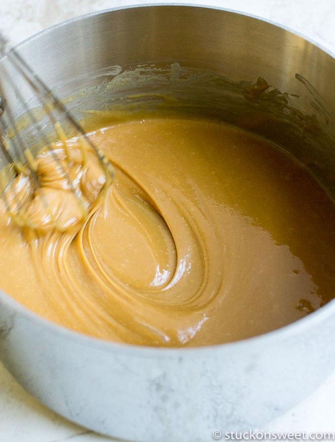 Caramel Sauce in a pan