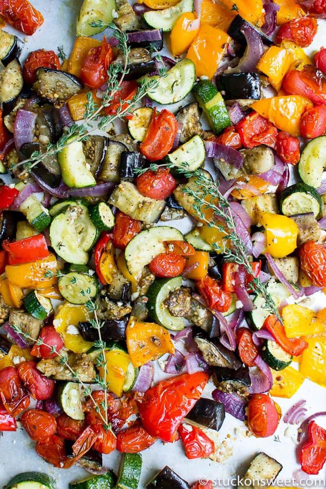 roasted summer vegetables