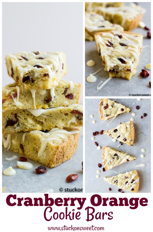 Creamy cranberry orange cookie bars topped with white chocolate drizzle, featuring a moist cranberry orange filling and a tender cookie crust, perfect for holiday desserts.