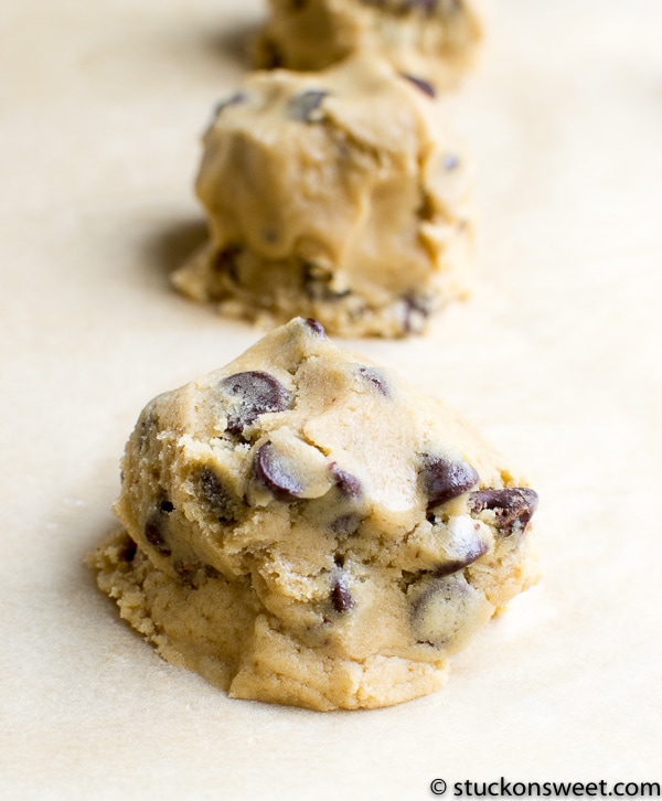 salted caramel chocolate chip cookies
