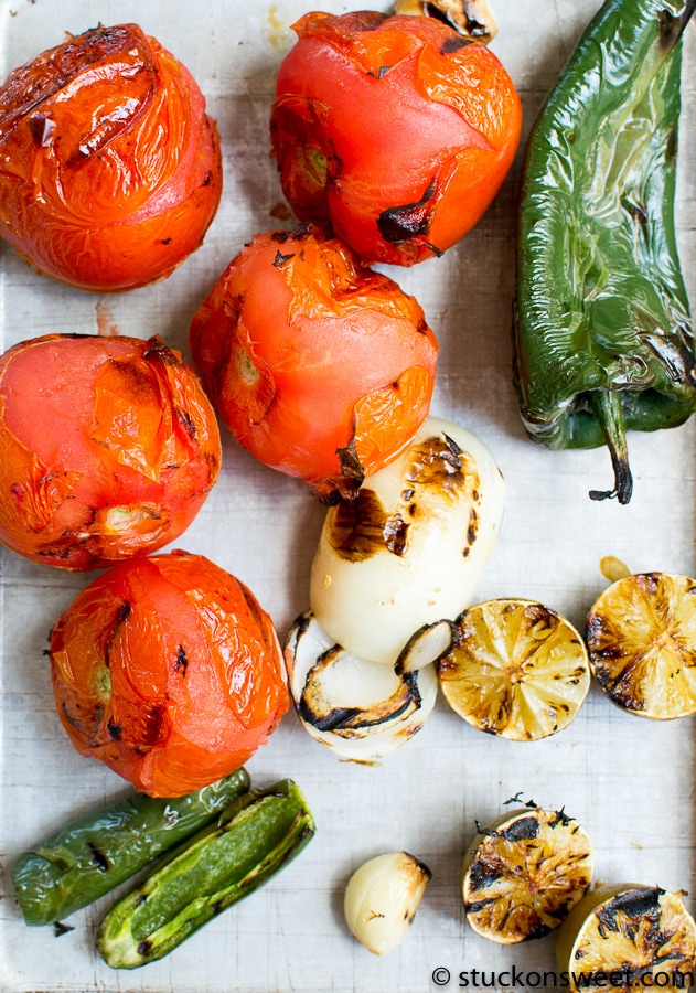 Homemade Salsa Ingredients