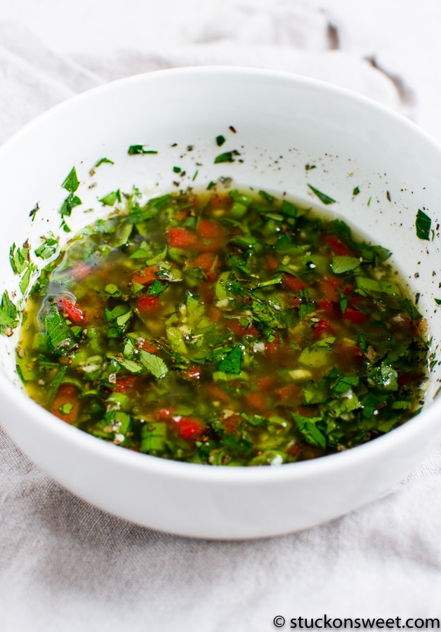 herb and pimento marinade