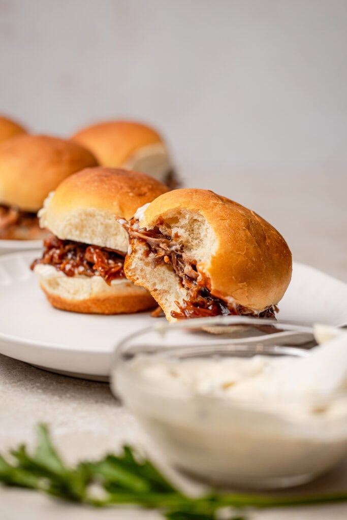 pulled pork sliders