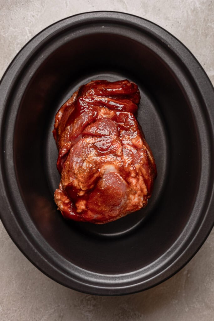 pork shoulder in slow cooker