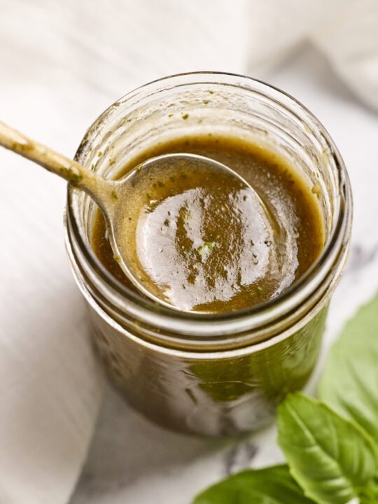 Creamy Balsamic Basil Vinaigrette