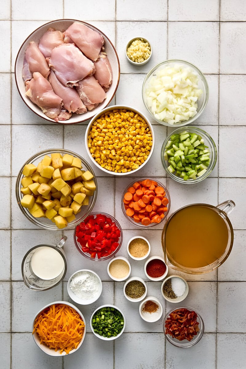 Chowder Deviantatt Slow Cooker Chicken Corn Chowder